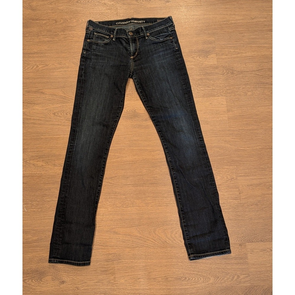 Citizens of Humanity "Ava" Straight Leg Premium Denim Jeans size 29 - Picture 3 of 16